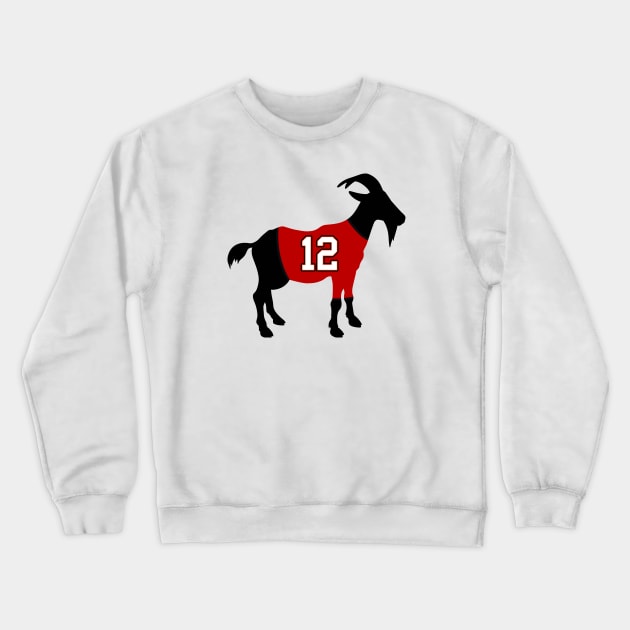 Brady GOAT Crewneck Sweatshirt by cwijeta